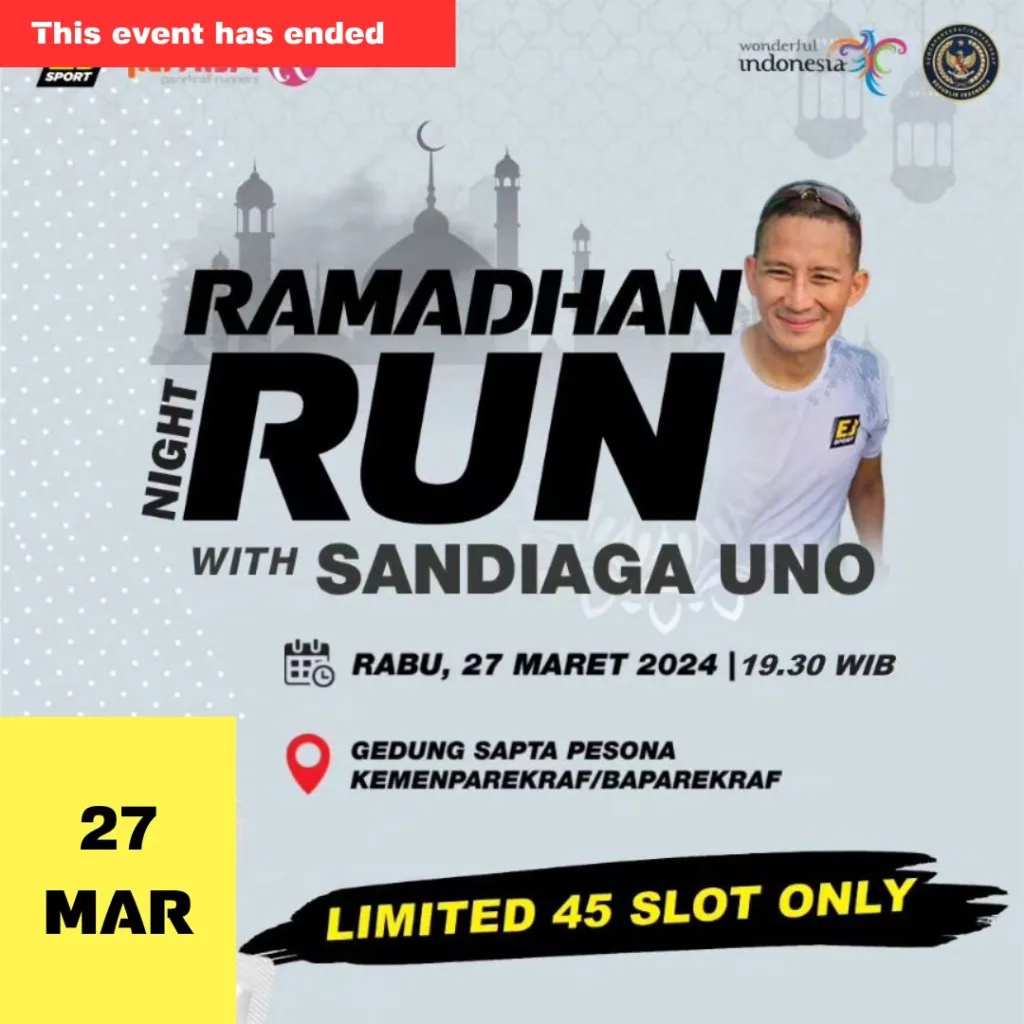 EJ Sport Ramadan Run with Sandiaga Uno