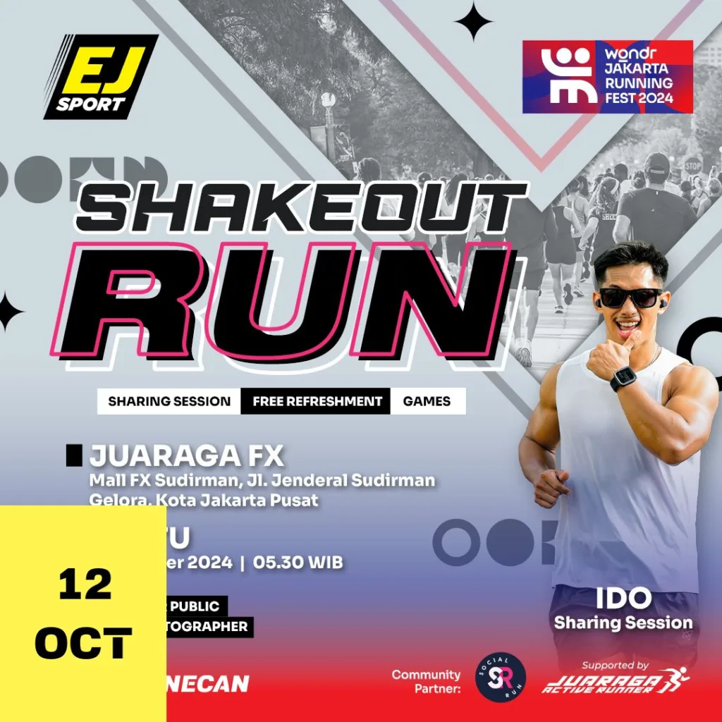 Shake Out Run EJ Sport x Social Run for JRF 2024