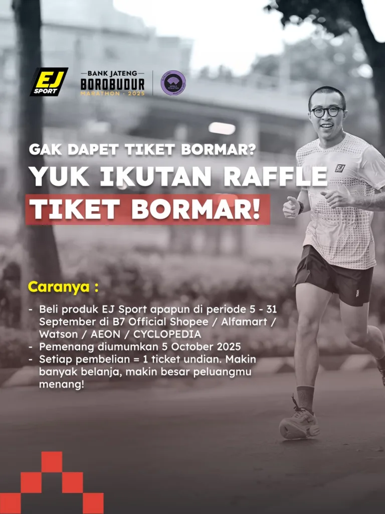 EJ Sport Raffle Ticket Borobudur Marathon 2025